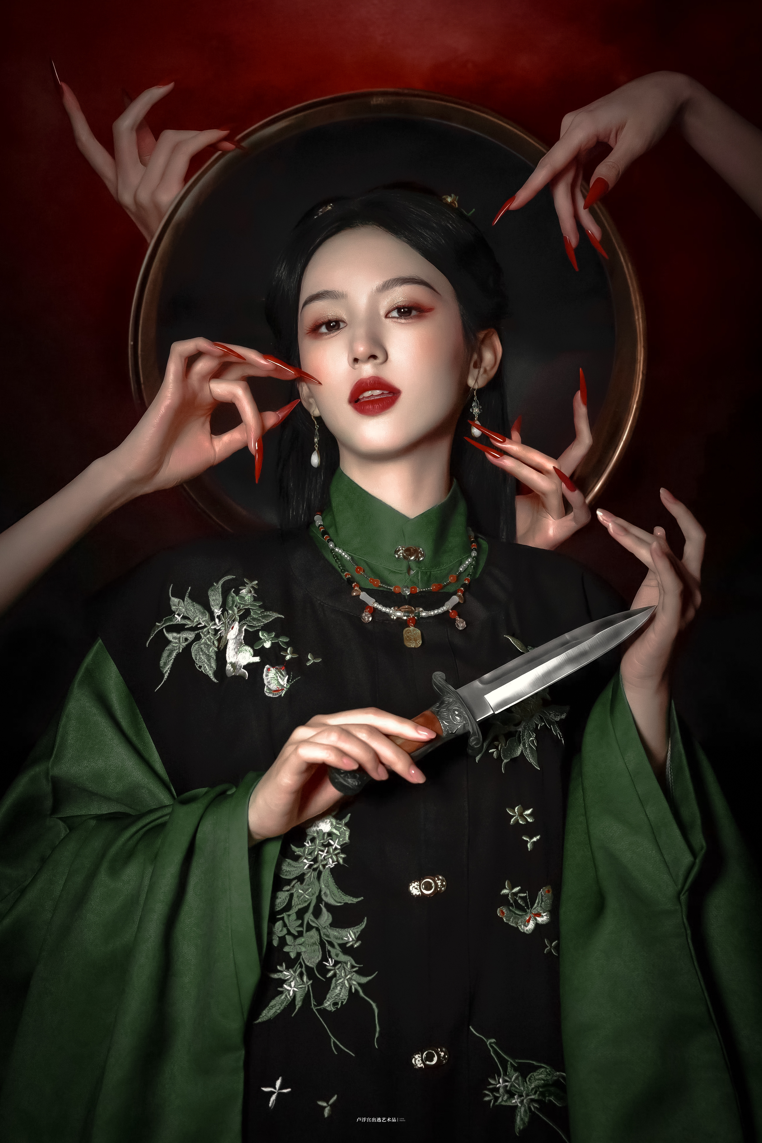 百鬼夜行🎭｜周也朦胧见 鬼灯一线 露出桃花面 ​​​
