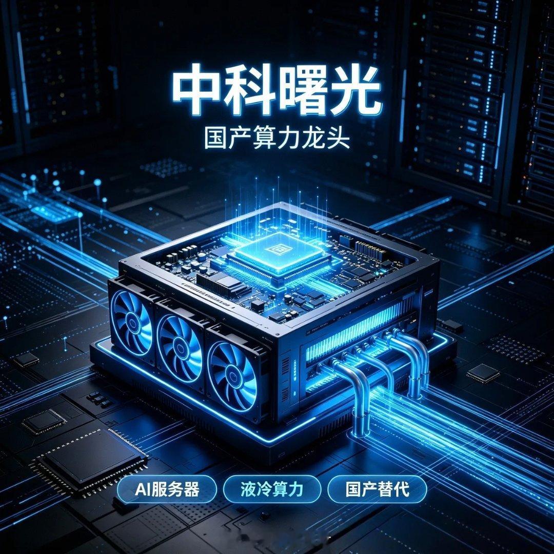 中科曙光发展前景非常好，1. 国产算力龙头，AI服务器需求爆发，业绩增长确定性强