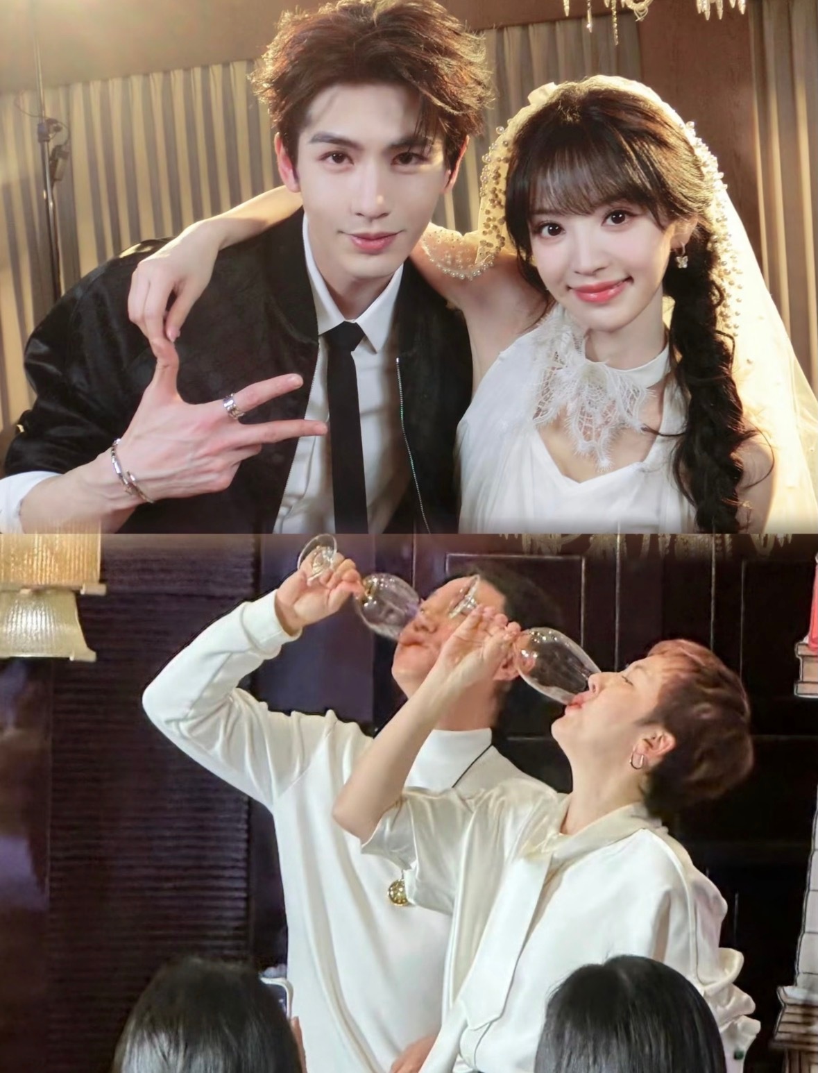 张凌赫田曦薇经纪人敬酒逐玉庆功宴 杯酒释恩仇啊！哈哈哈哈逐玉还是太有节目了这经理