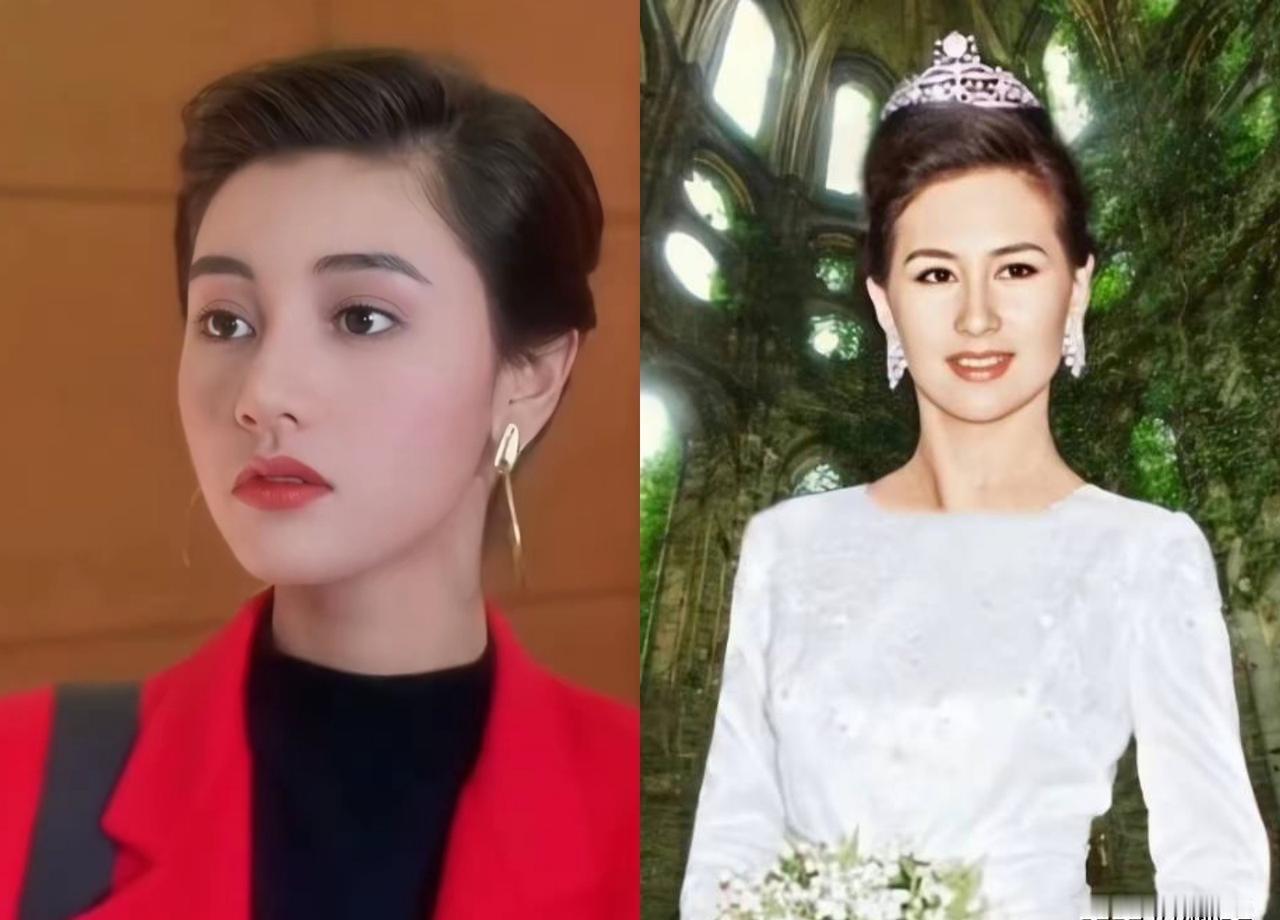 李嘉欣摘下港姐桂冠那晚，全香港的霓虹都黯然失色。
中葡混血雕琢的五官，镁光灯下白