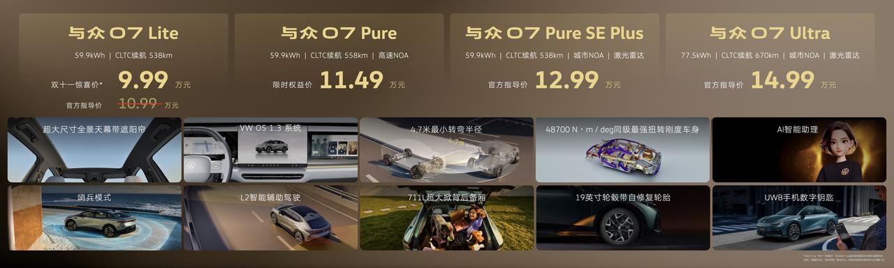 不只是价格有惊喜，底子也扎实。车身扭转刚度48700N·m/deg再加防弹级电池