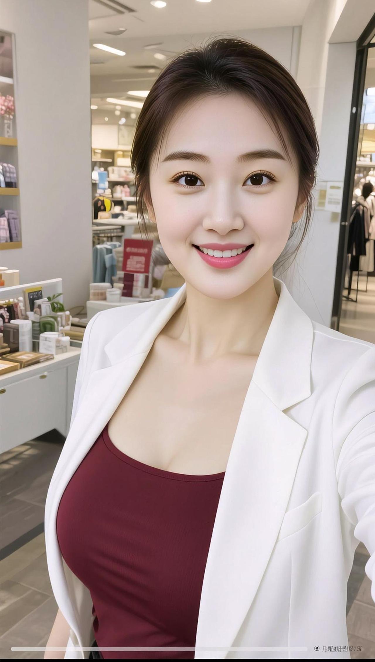 AI优雅自拍 抖音ai创作 时尚穿搭抖音助手 高颜值美女