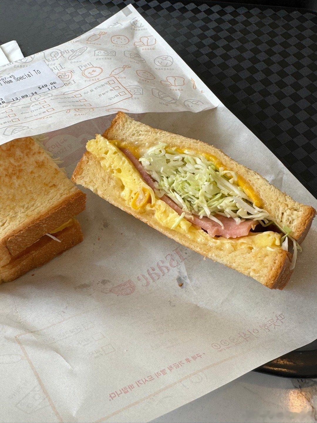 Isaac Toast & Coffee：韩国开过来的吐司店世纪面包：便宜的猪扒