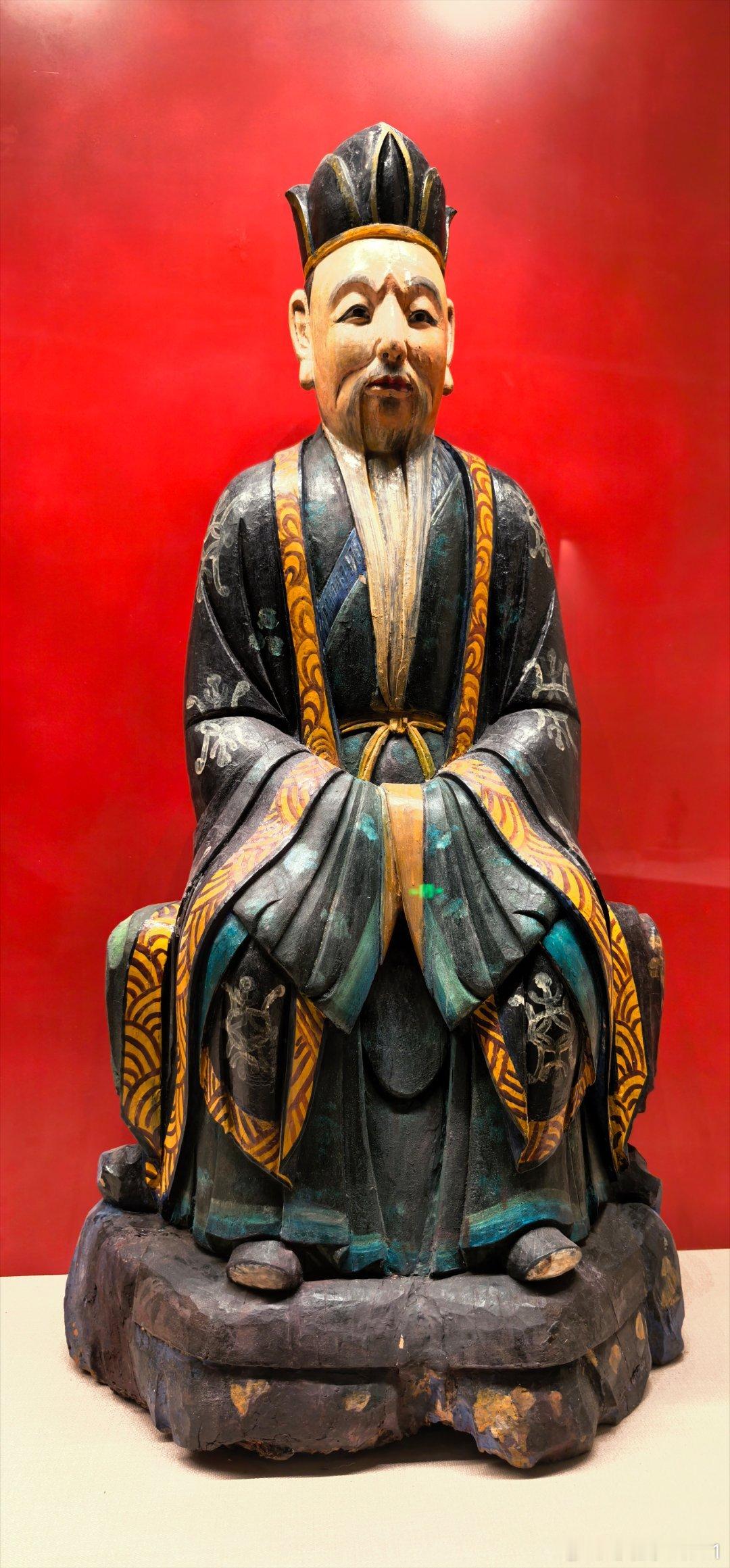 太原博物馆  木雕佛像 