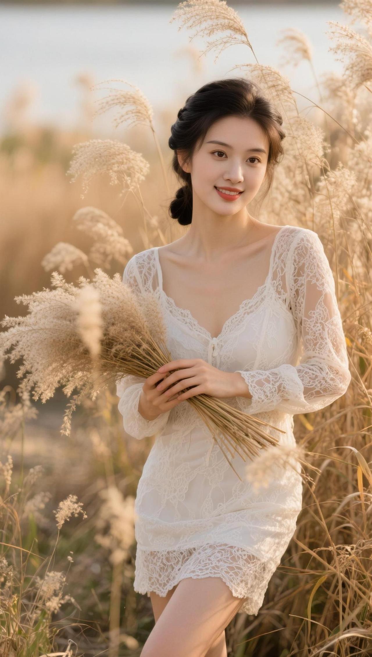 AI芦苇轻纱写真 随变ai随便玩