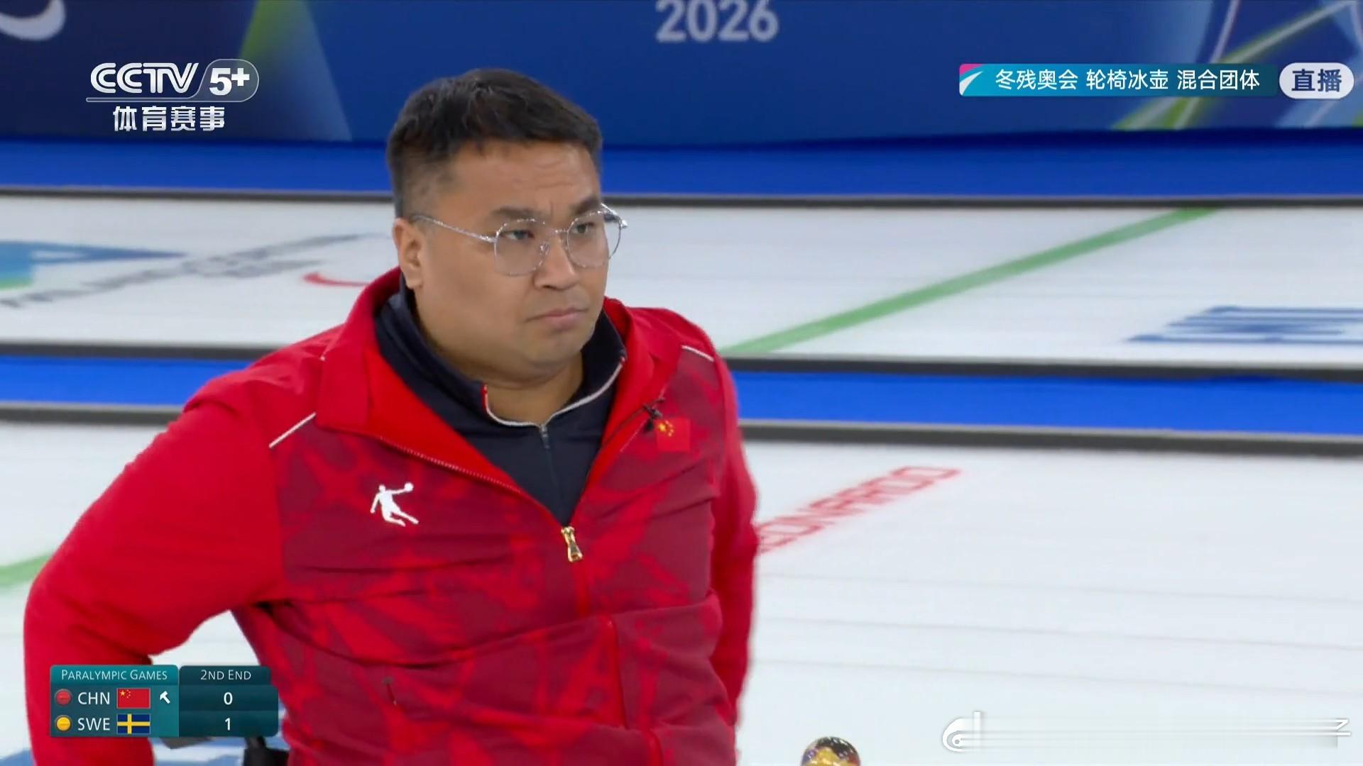 米兰冬残奥会 中国队抓住对手的失误，第二局后手4分！4比1领先瑞典队