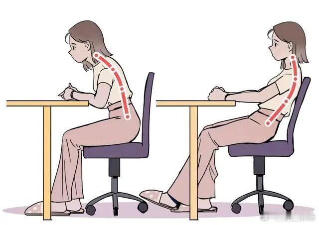 腰椎能接受的坐姿宝子们，是不是久坐后总觉得腰酸背痛、腰椎发僵？其实不是坐得久，而