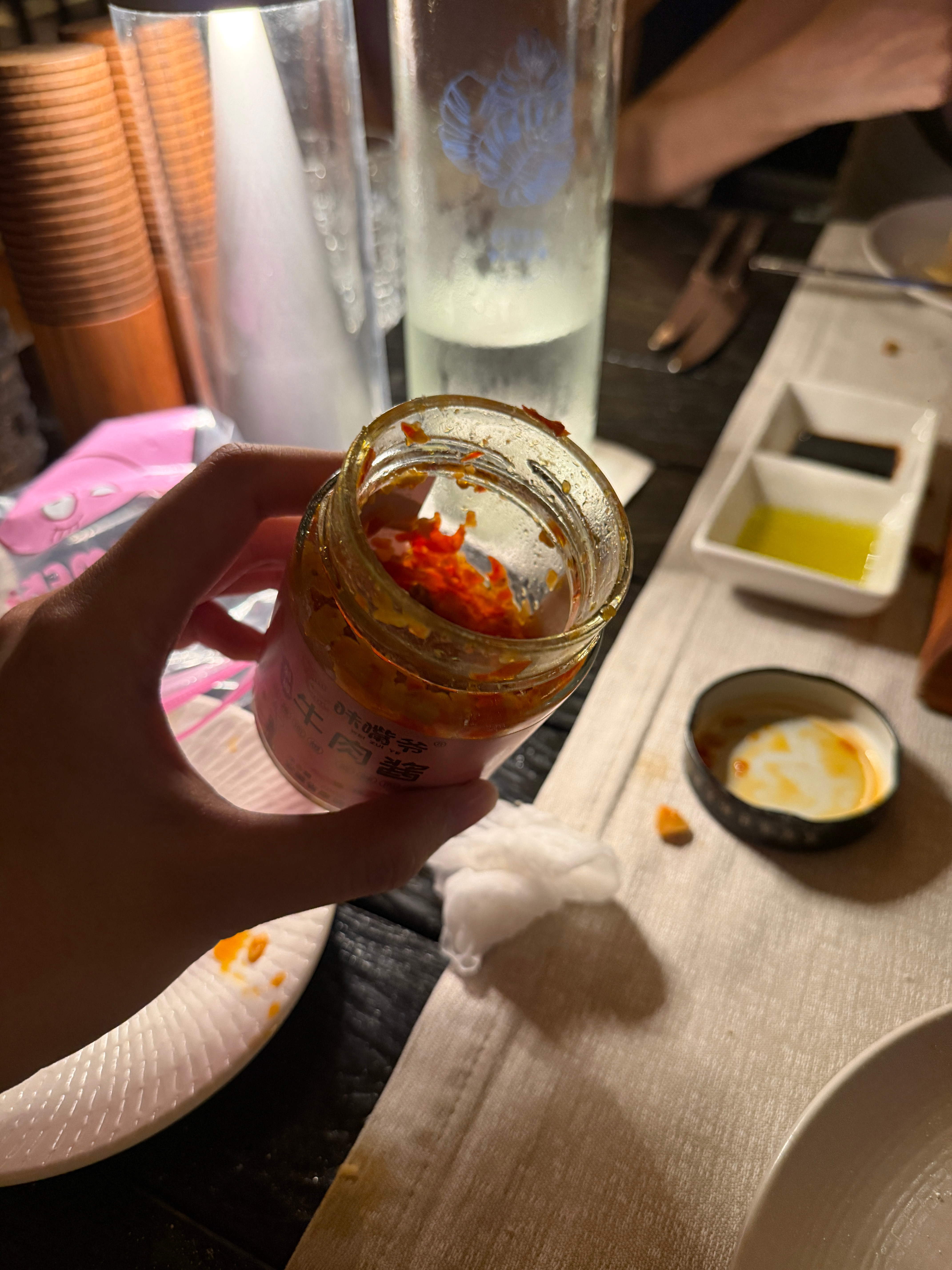 在马代最后一顿晚餐了！呜呜呜呜舍不得（其实有点累了哈哈哈哈）最后一天我拿出了这罐