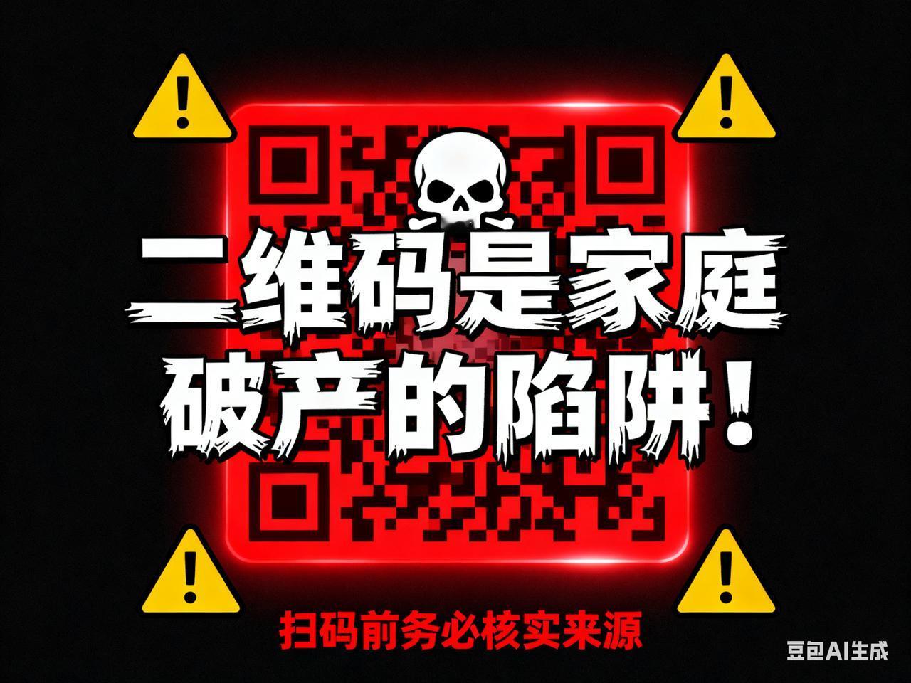 这四种“二维码”是家庭破产的陷阱！扫一次可能倾家荡产

刚才在业主群看到邻居转发