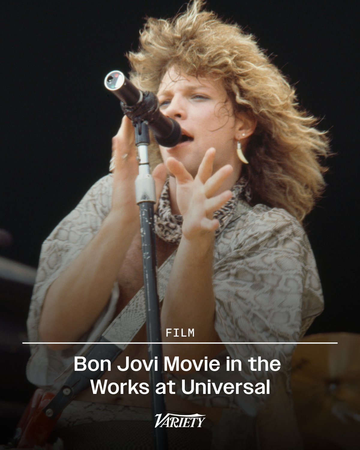 环球影业近日正式拿下摇滚乐队邦·乔维传记电影的开发权。电影将聚焦这支传奇乐队的成