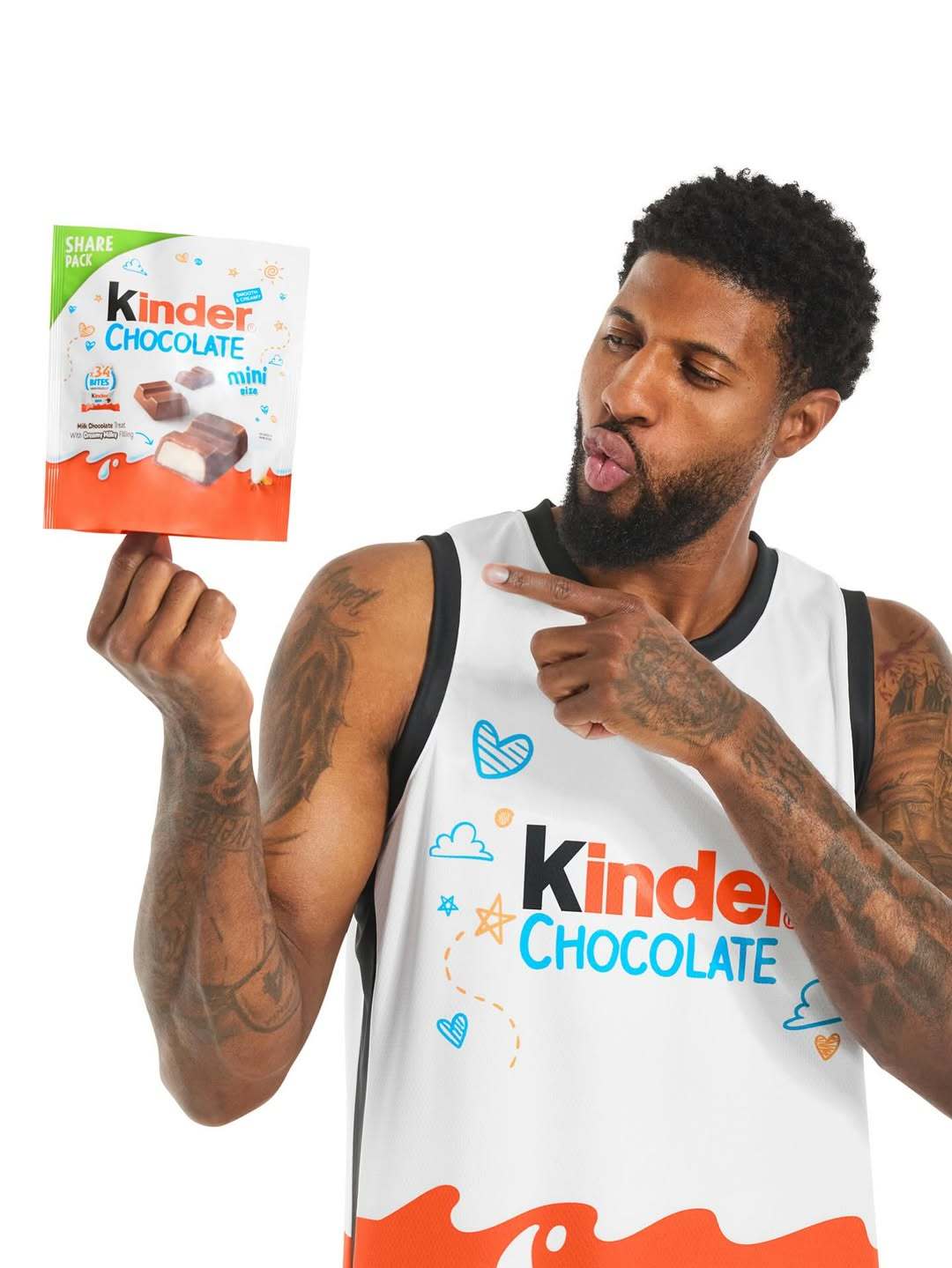 Paul George × Kinder Chocolate🏀🍫摄影师分享早