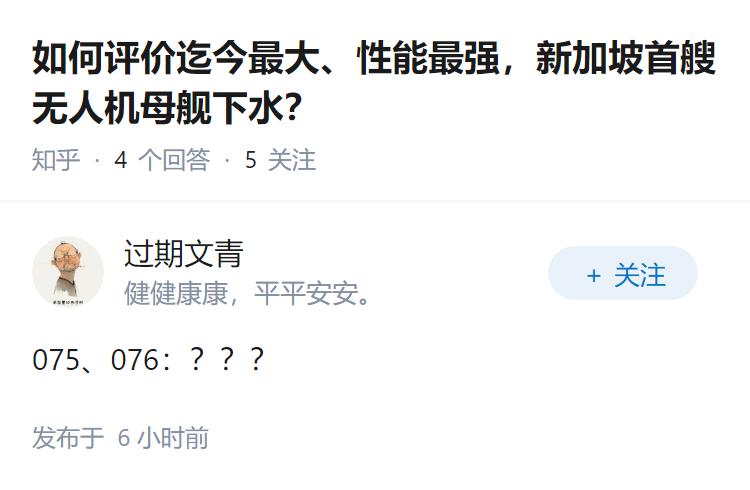 如何评价迄今最大、性能最强，新加坡首艘无人机母舰下水？