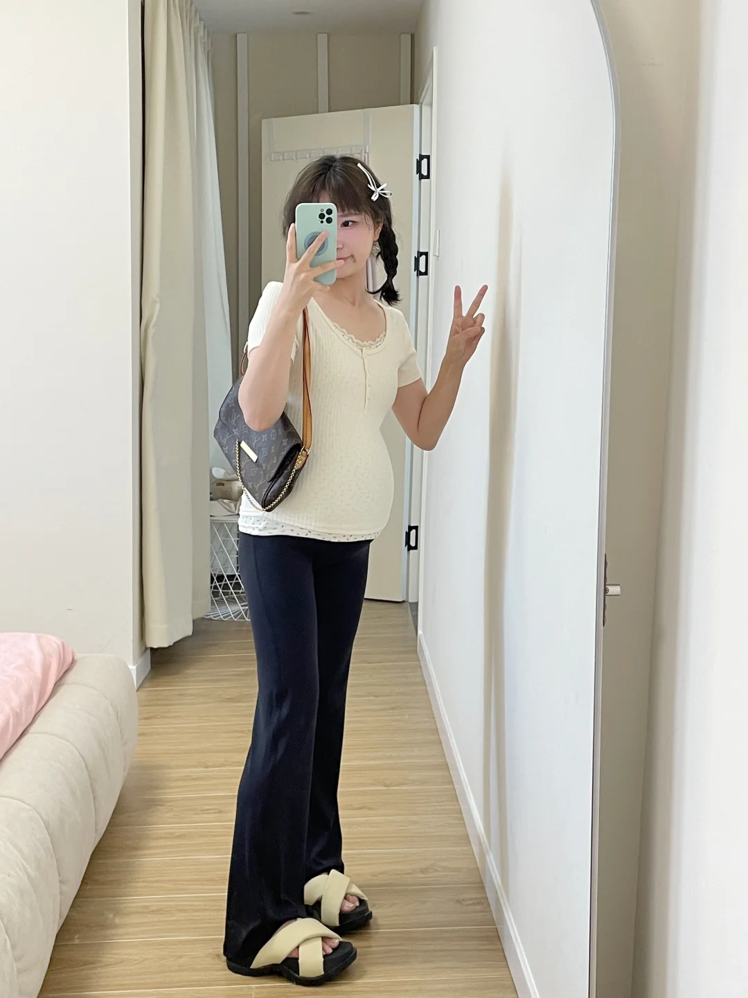 肚子越大穿的越辣～好喜欢这套