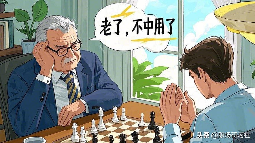 你跟领导下棋，结果领导输了，说了句“老了，不中用了”，你咋回？

遇到这种情况，
