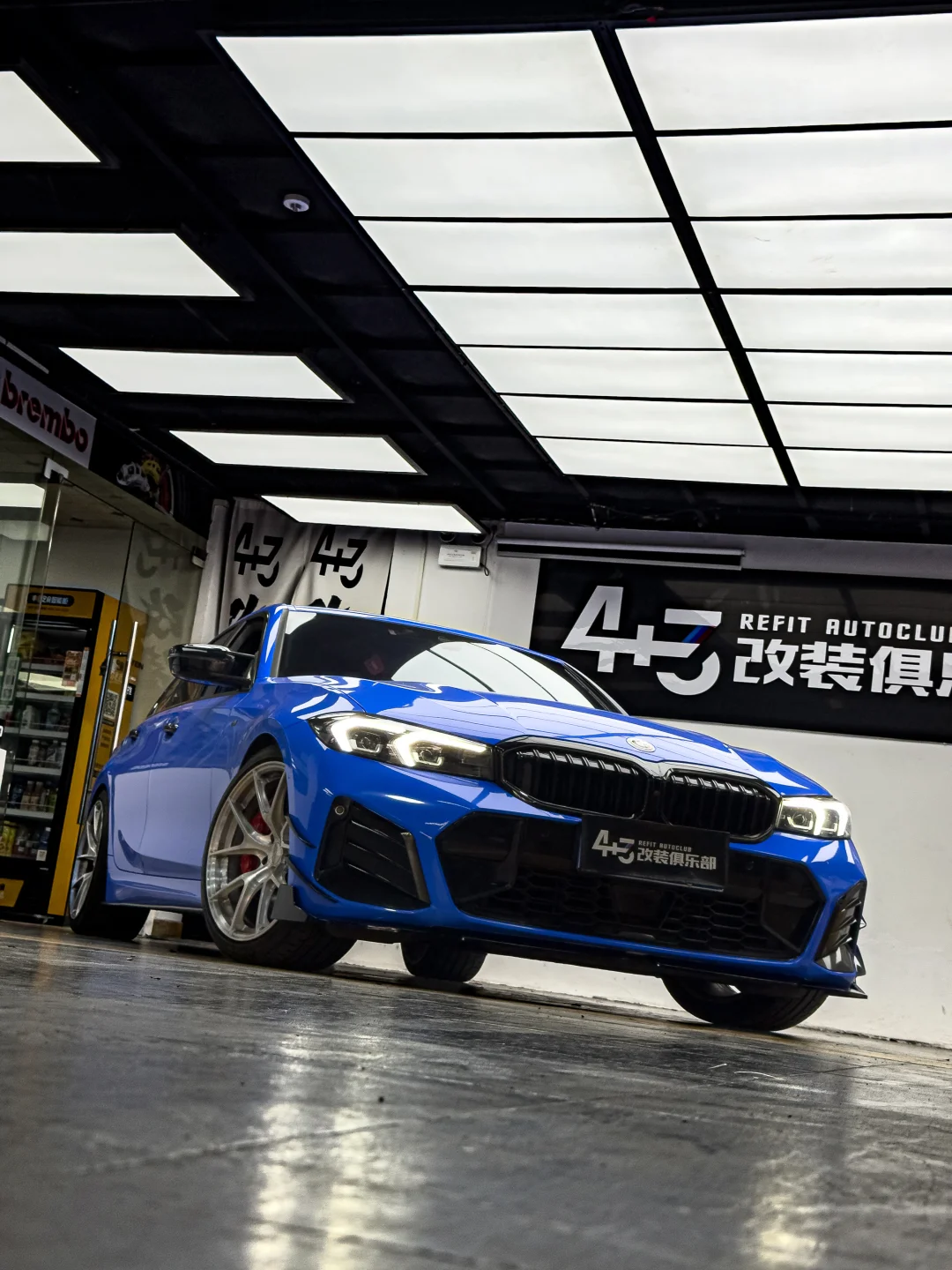 谁懂蓝色宝马3系的帅啊