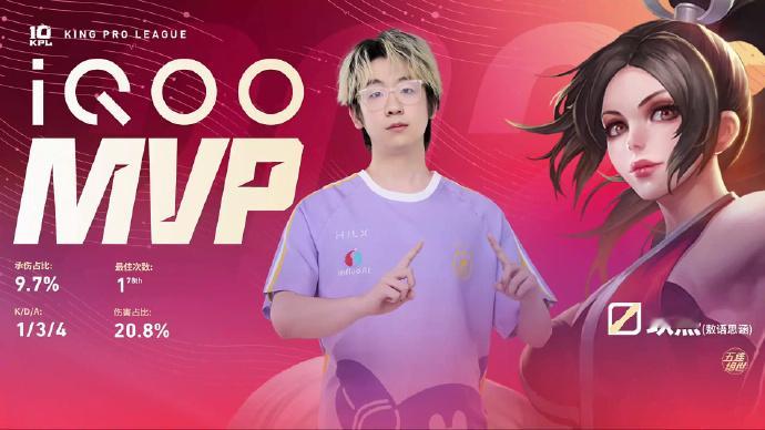 恭喜Hero拿下本场胜利！今天的MVP给到Silver和玖熙Hero夏季赛让一追