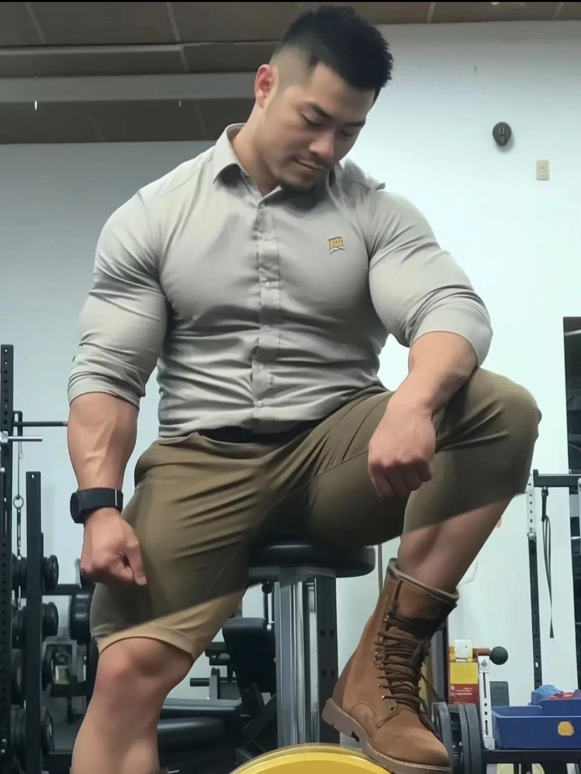 健体有型，肌肉欲动。