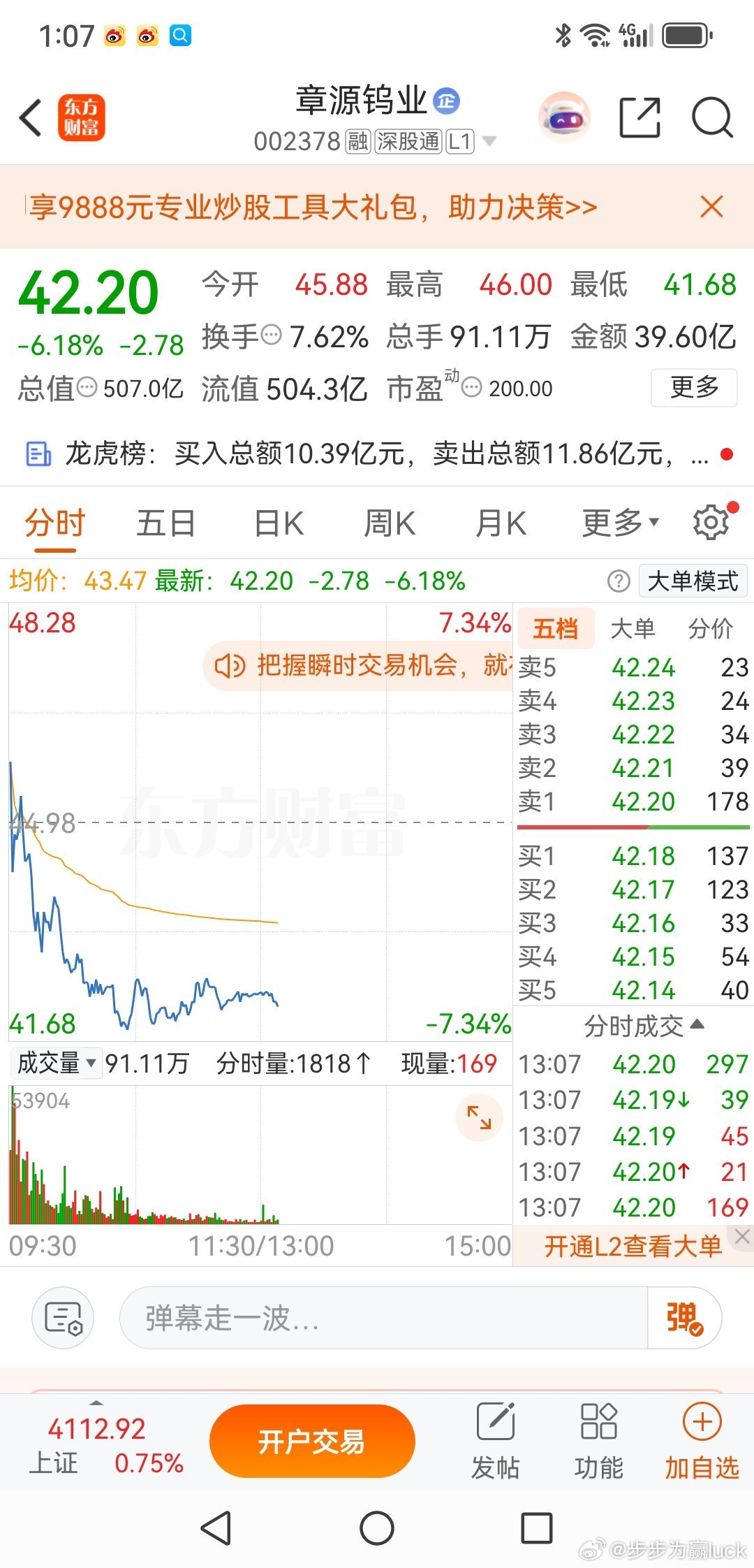 章源钨业，已经开始留人吃饭了章源钨业，这一波涨价驱动的上涨不可谓不强，但是任何事