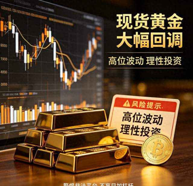 现货黄金大幅回调！金价高位跳水，普通人投资一定要看清风险