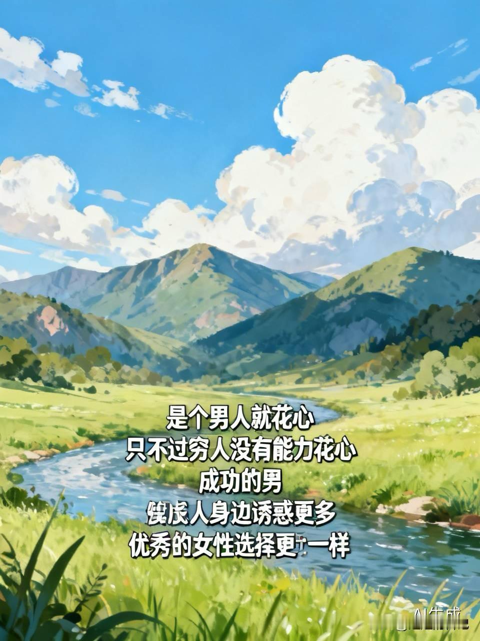 为什么越成功的男人越花心不是越成功的男人越花心，正确的回答是，“是个男人就花心，