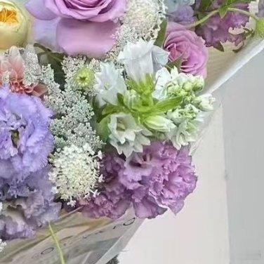 奶奶的院子里种着一圈紫玫瑰。它们不是花店那种妖艳的“染色玫瑰”，而是奶奶年轻时自
