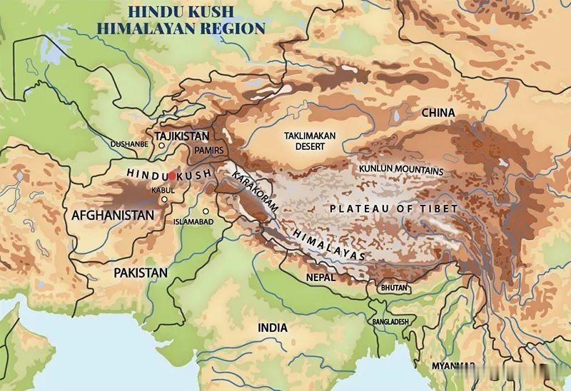 阿富汗东部的兴都库什山脉，其名字（Hindu Kush）居然是波斯语“杀死印度人