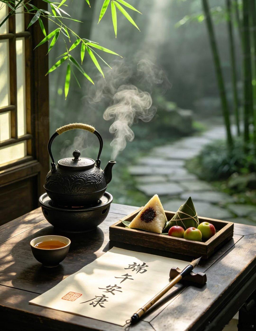 端午，一叶粽香，满载思念。长大后才明白，节日最珍贵的，不是仪式，而是陪你过节的人
