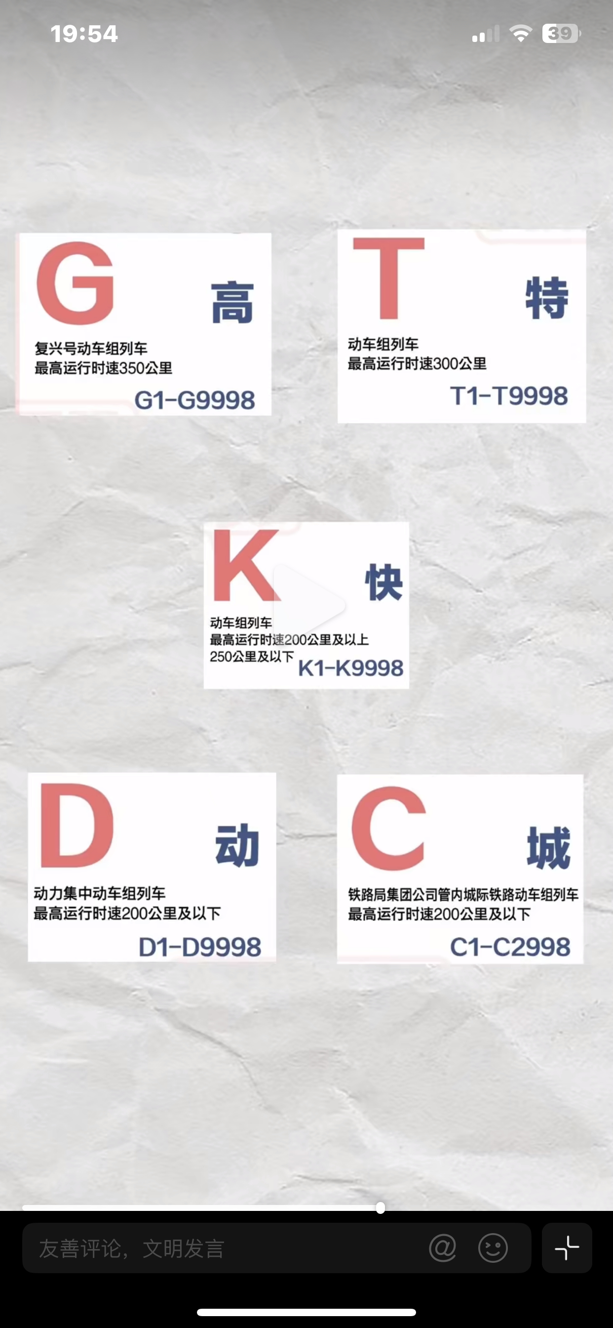 高铁科普 ​​​