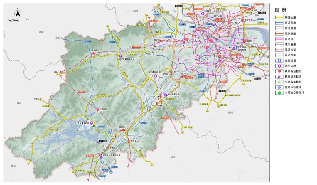 杭州|杭州规划建设五大铁路枢纽系统、31条跨江通道！未来国内快递一天送达！