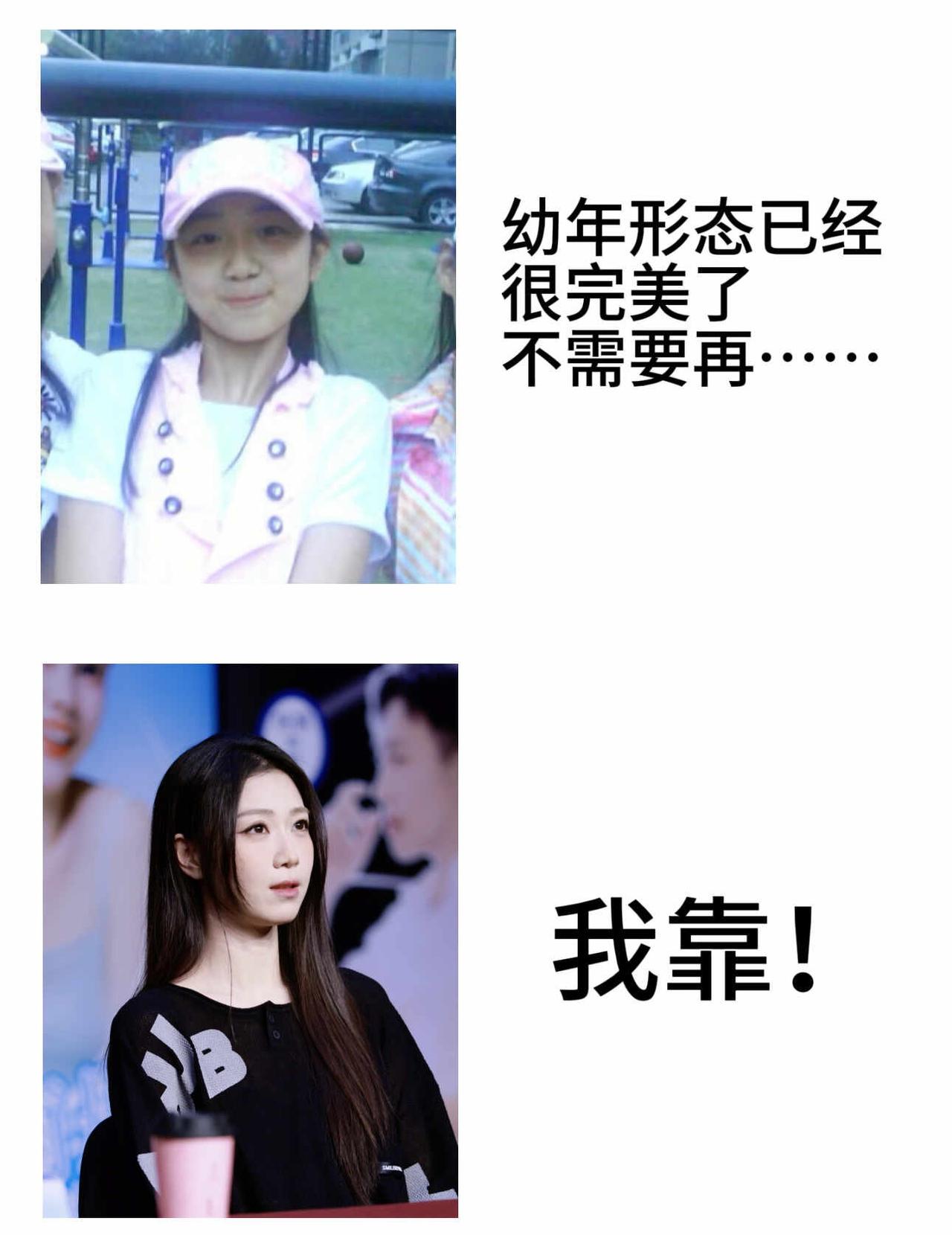 幼年形态已经很完美了but…
朱美吉 喜剧 当有人说没有什么是完美 幼年体 梗图