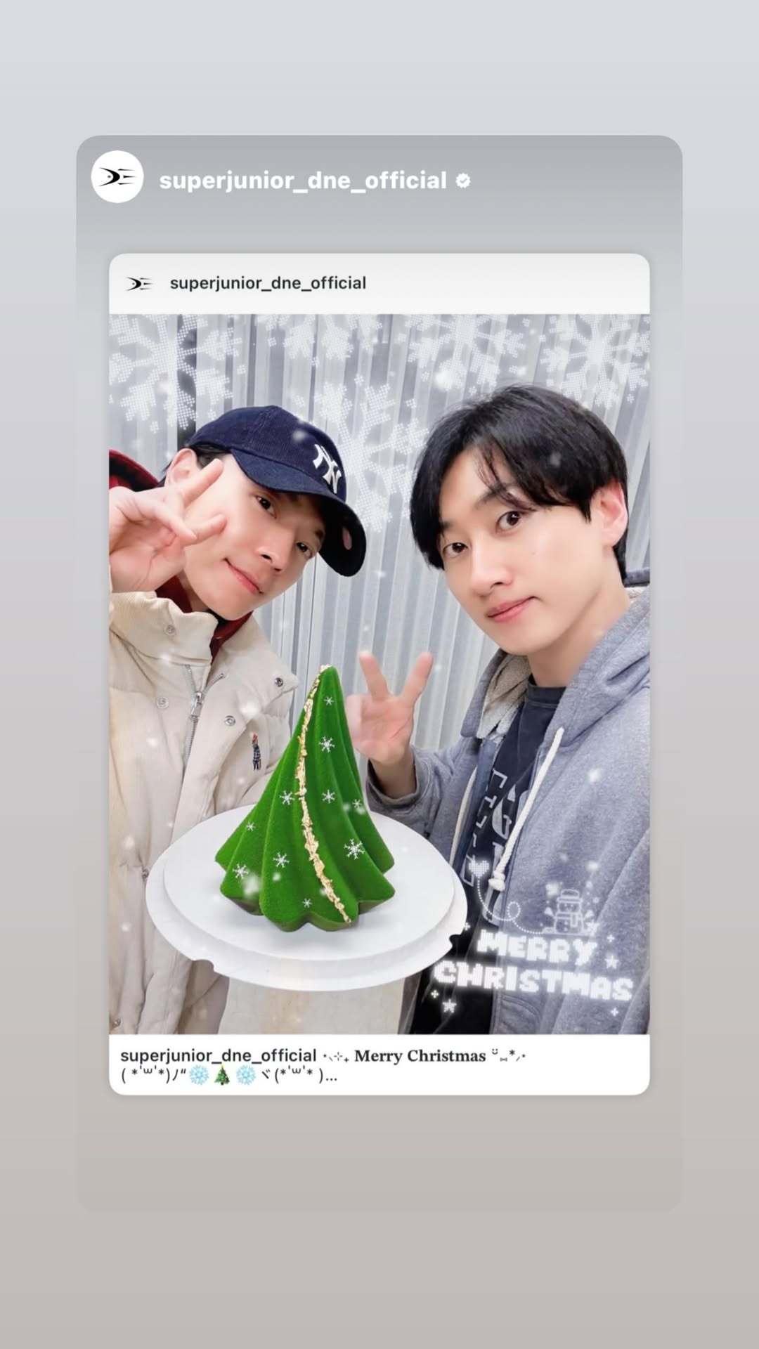 “CB百蓝_。251225李东海 ins story更新： 