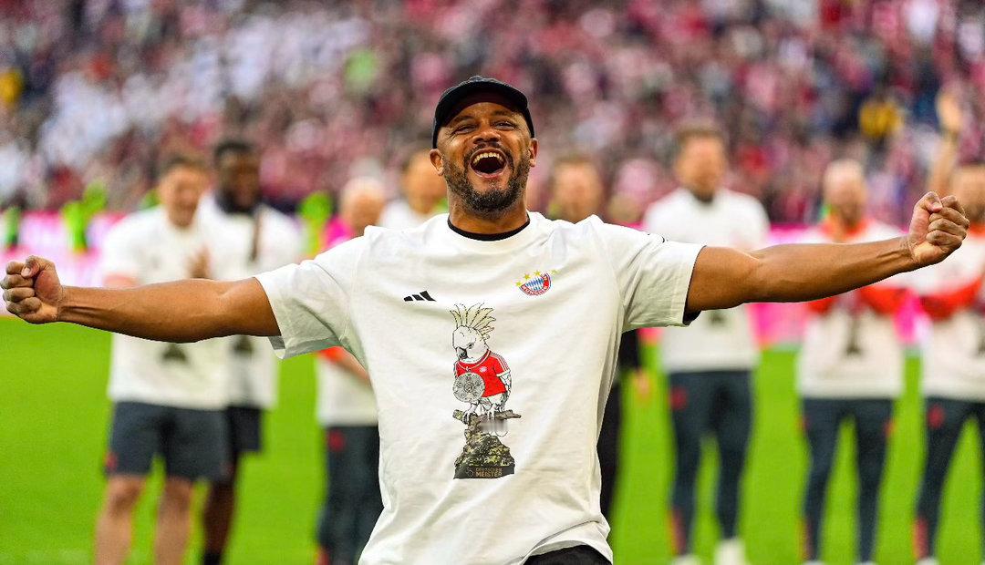 孔帕尼带队两年三冠，接下来将在德国杯和欧冠冲击三冠王德甲拜仁慕尼黑 德甲第30轮