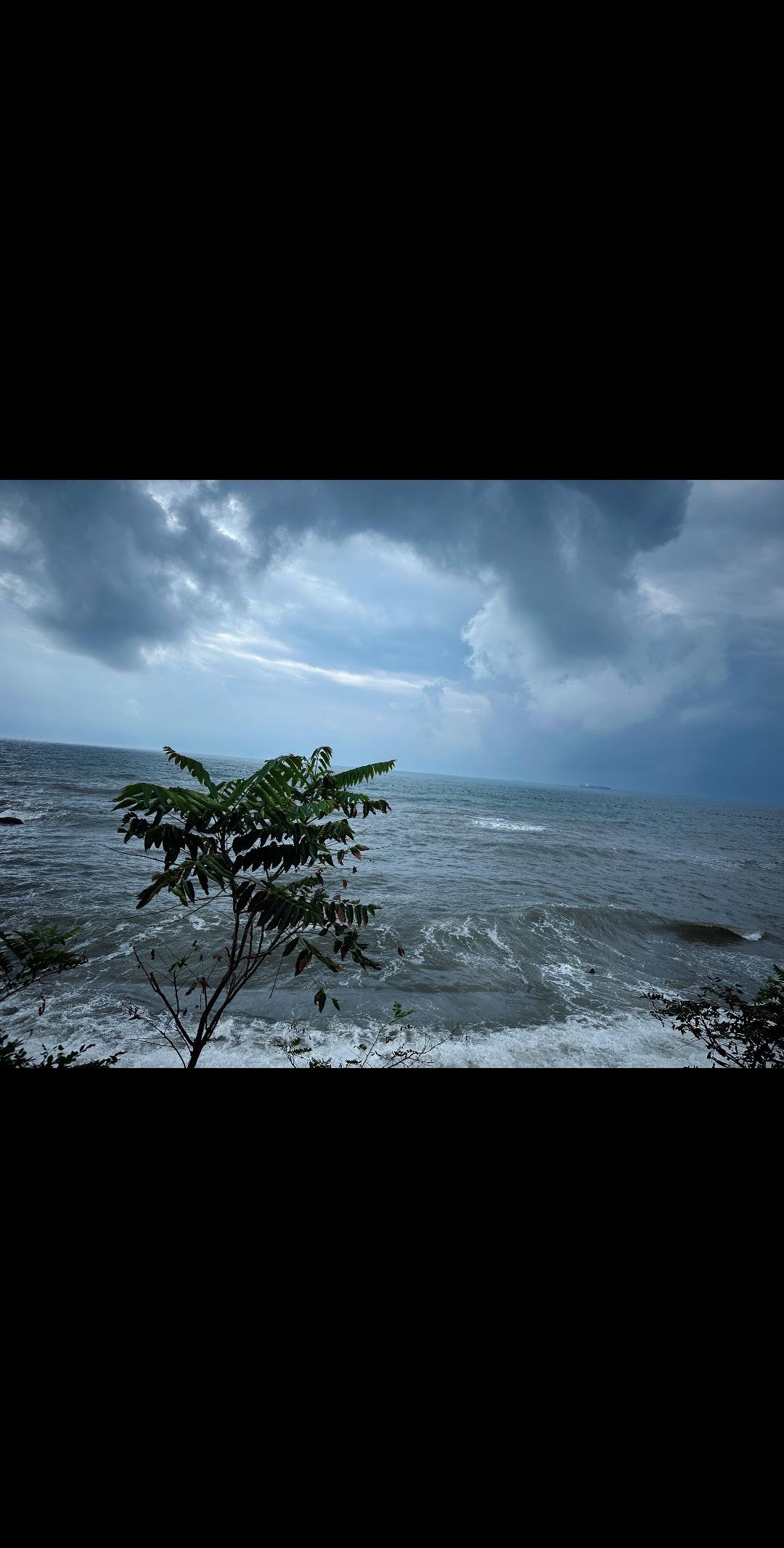 一起看海 看海 台风与大海