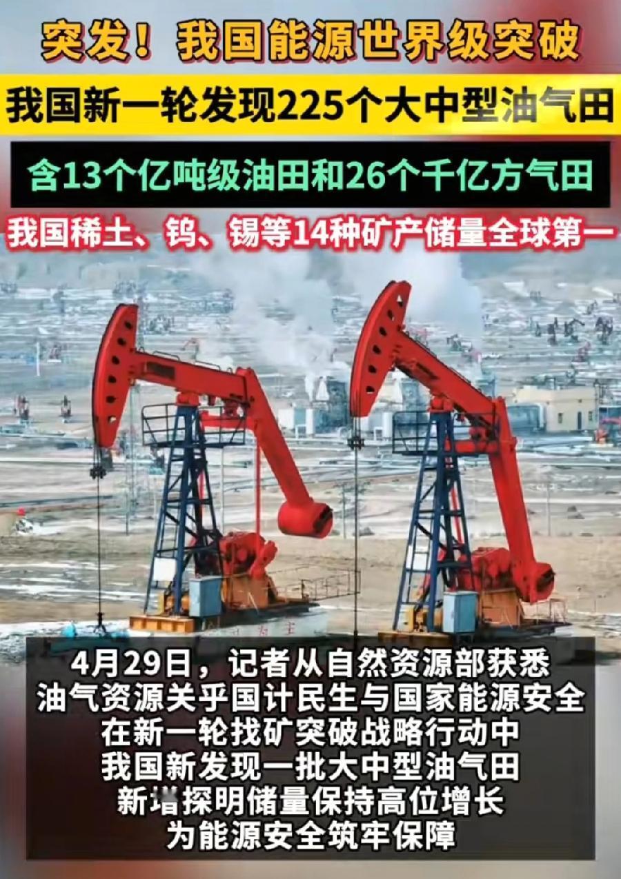 中国新发现油田、气田，最终中国老百姓最受实惠！很简单道理，产量上来了，价格自然大