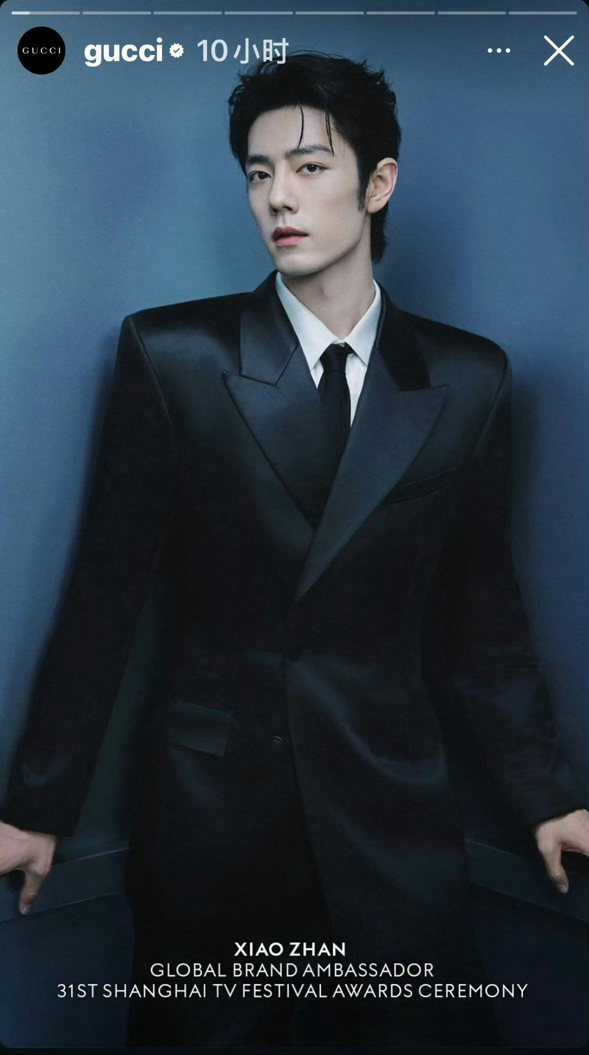 GUCCI 在外网全平台 IG 、X、THREADS、FACEBOOK 首图发布