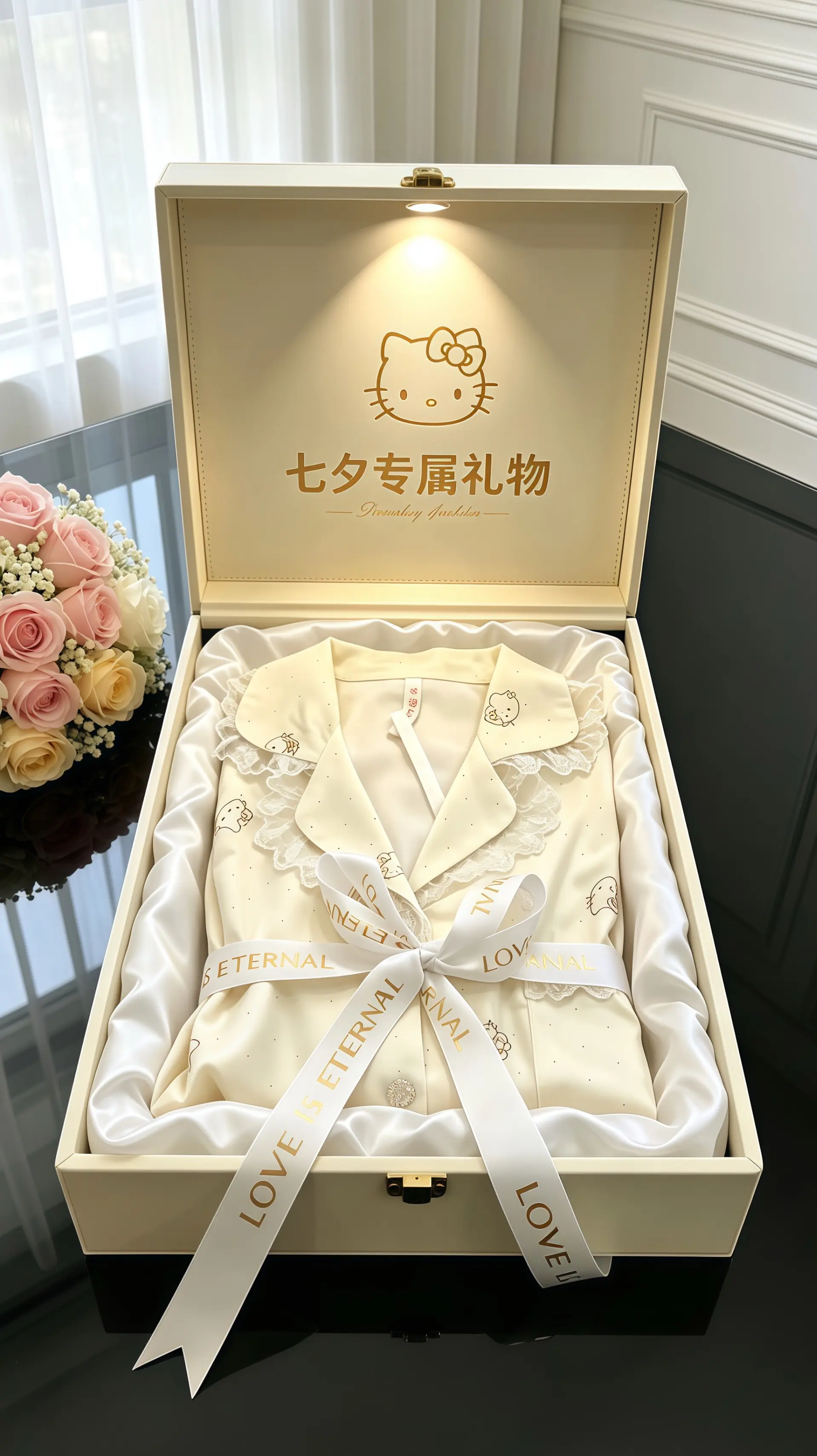 睡衣家居服七夕礼物 Kitty猫少女心好物 家居服仪式感