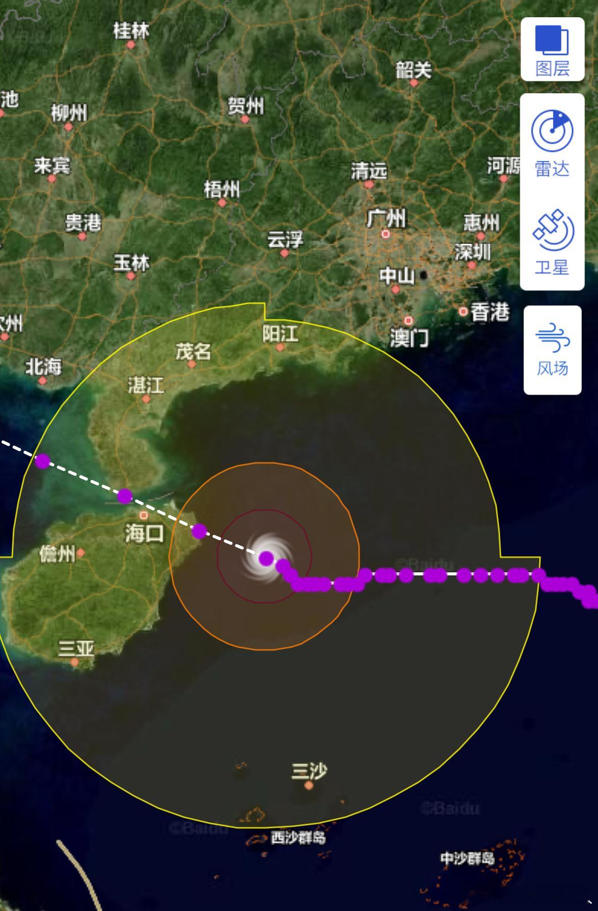 #摩羯将以17级或更高强度登陆#我在深圳这边都能感觉到台风很大了在圈内的友友你们