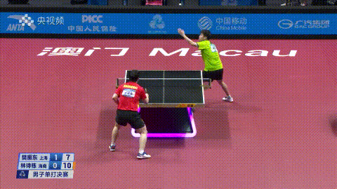 第二局林诗栋赢了！1:1平手 