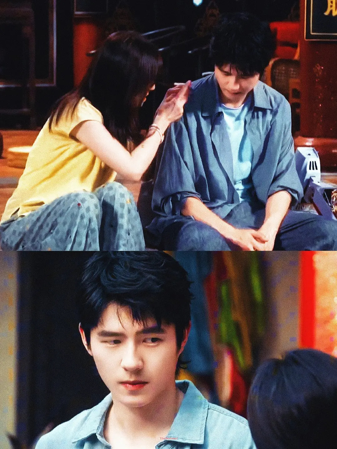 刘昊然回归电视剧，这是悟了彻底回归还是短暂试水，和李兰迪合作的！ps 还是短发更