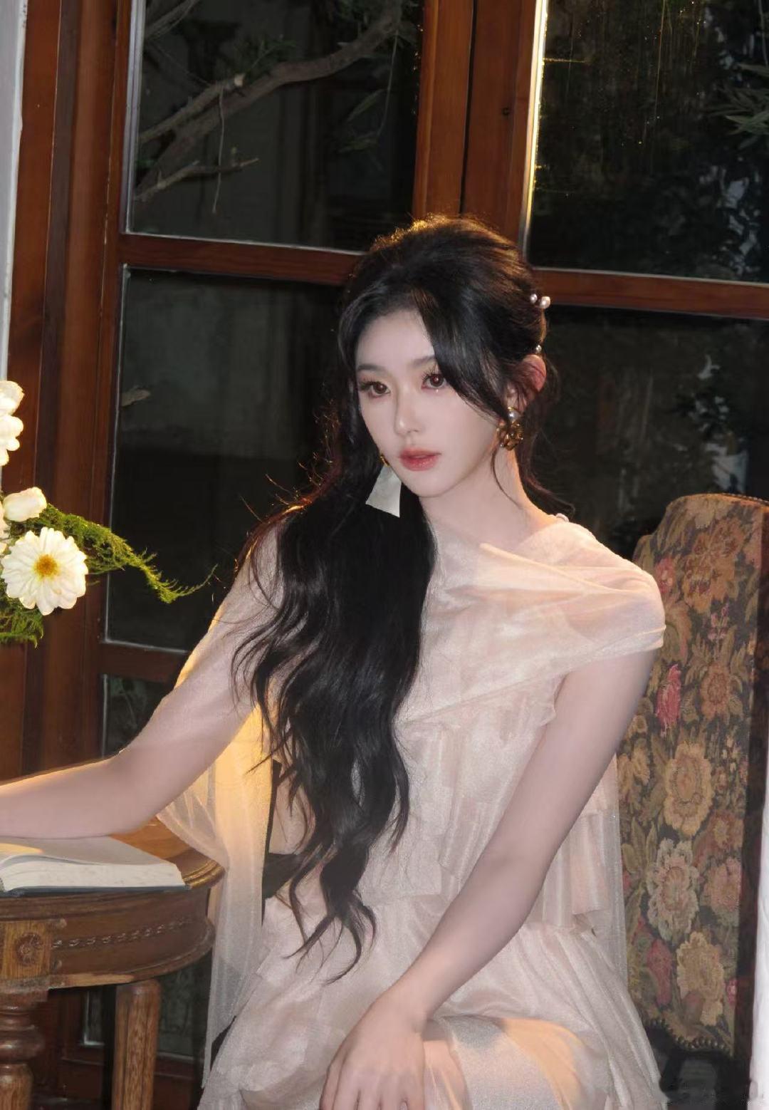 孔雪儿想春天啦孔雪儿侧马尾孔雪儿别太美咯[期待]孔雪儿[超话] ​​​