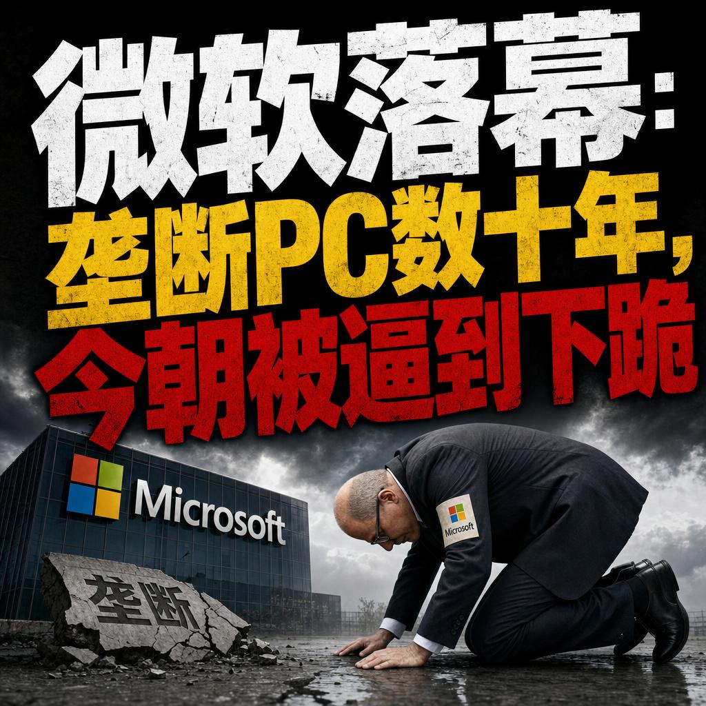 微软用30年建的堡垒，正被一个2021年才冒头的“小家伙”敲出裂缝。
有几个信号