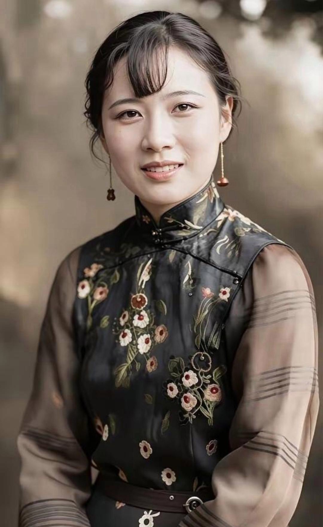 这是年轻的宋美龄，美不美大家说了算，这可不是演员，是真实的宋美龄 