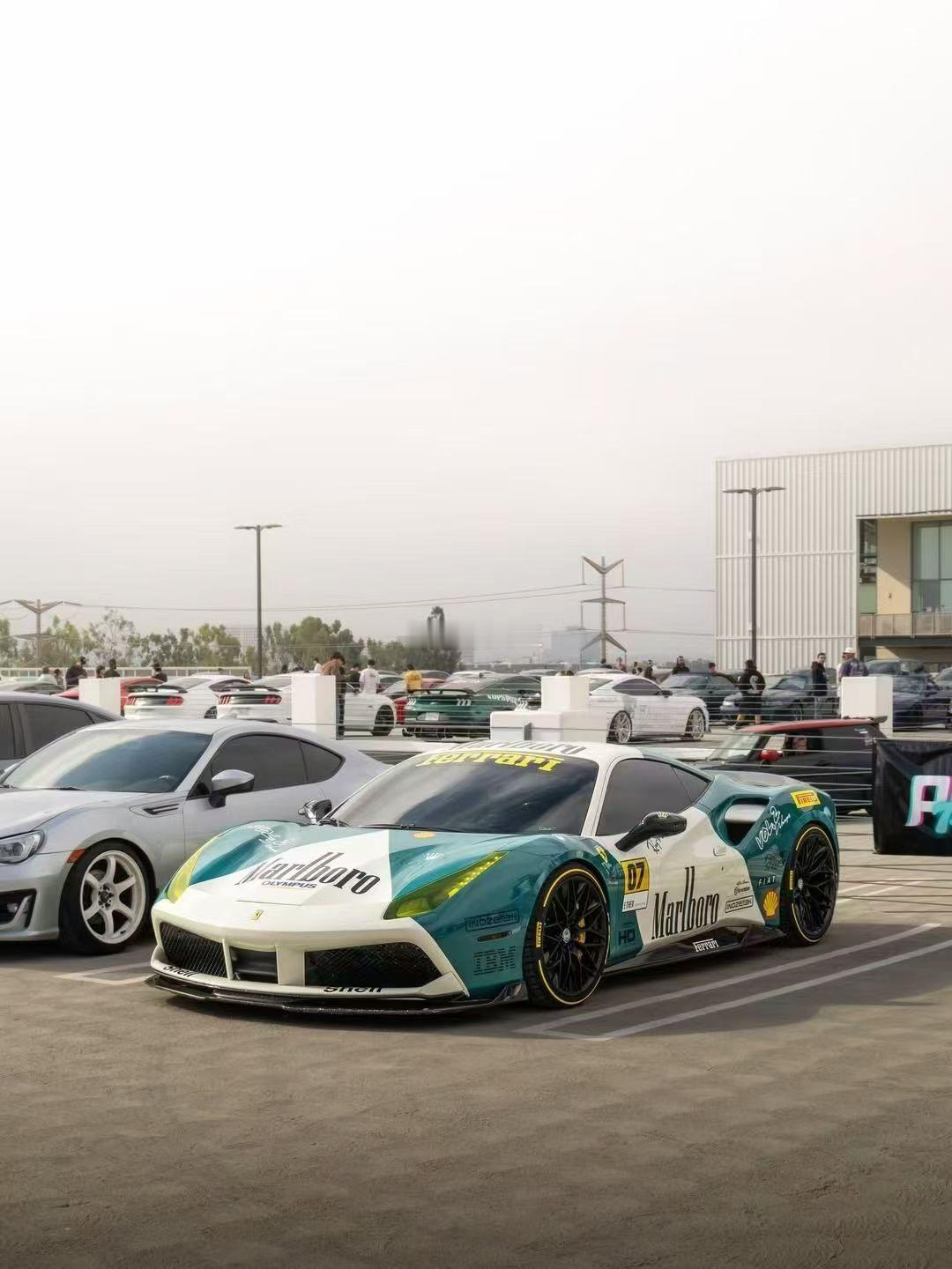 超跑专属 美国🇺🇸HRE轮毂 P200赋予 488 GTB 极致操控颜值