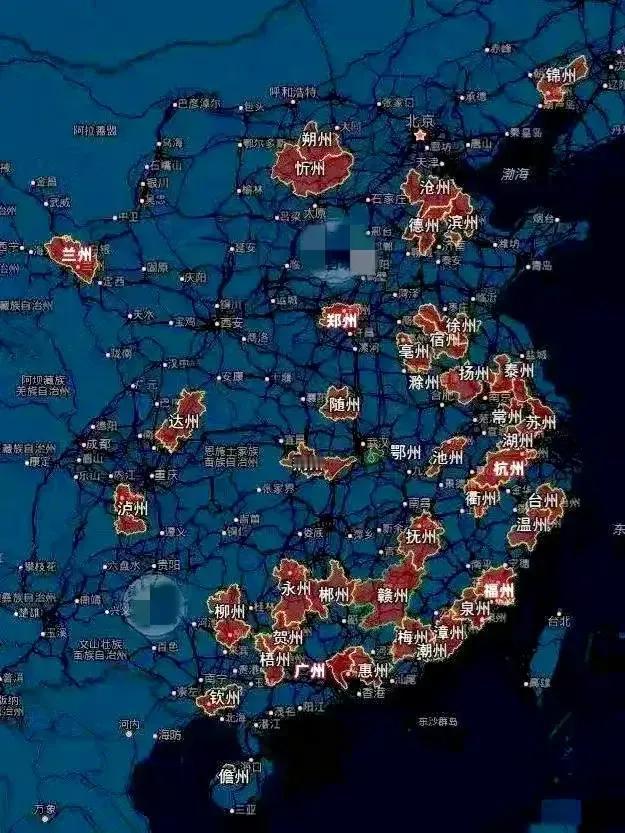 全国带“州”的城市档次划分：
第一档次：广州；

第二档次：杭州、苏州、郑州；

