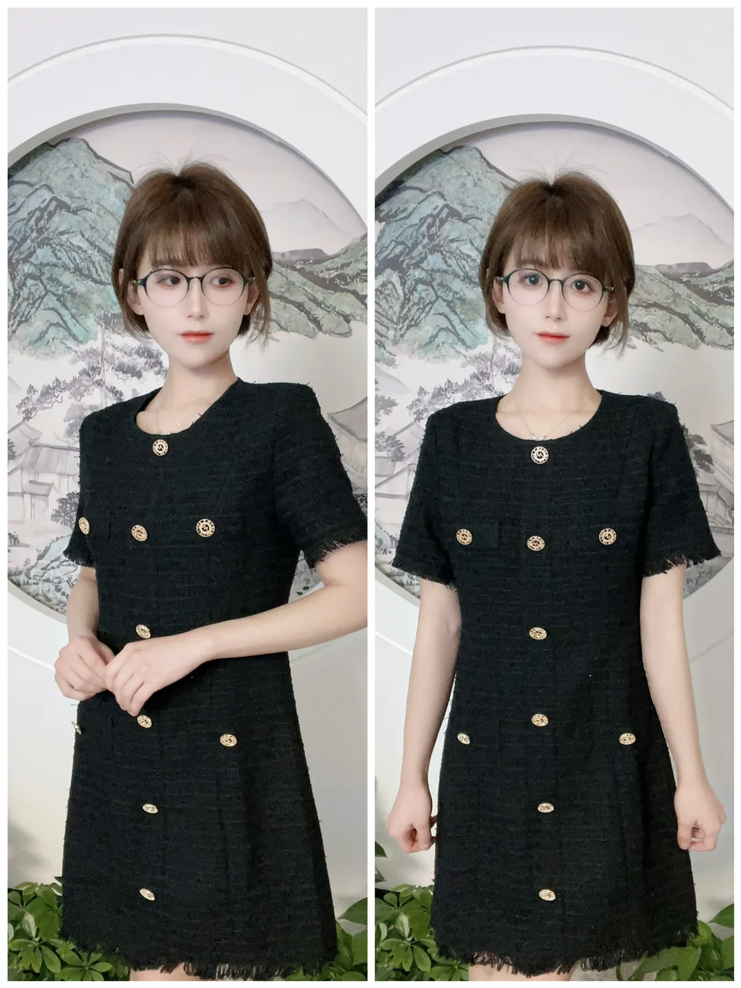 小黑裙🖤名媛风～