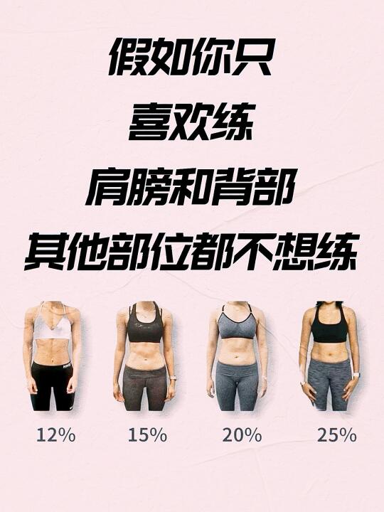 开肩美背‼️练出少女背🔥