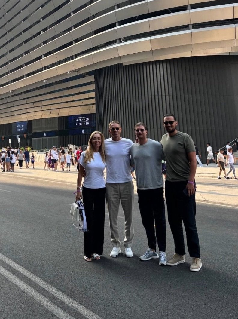 赫伊森的家人。🤍西甲联赛皇马vs奥萨苏纳halamadrid ​​​