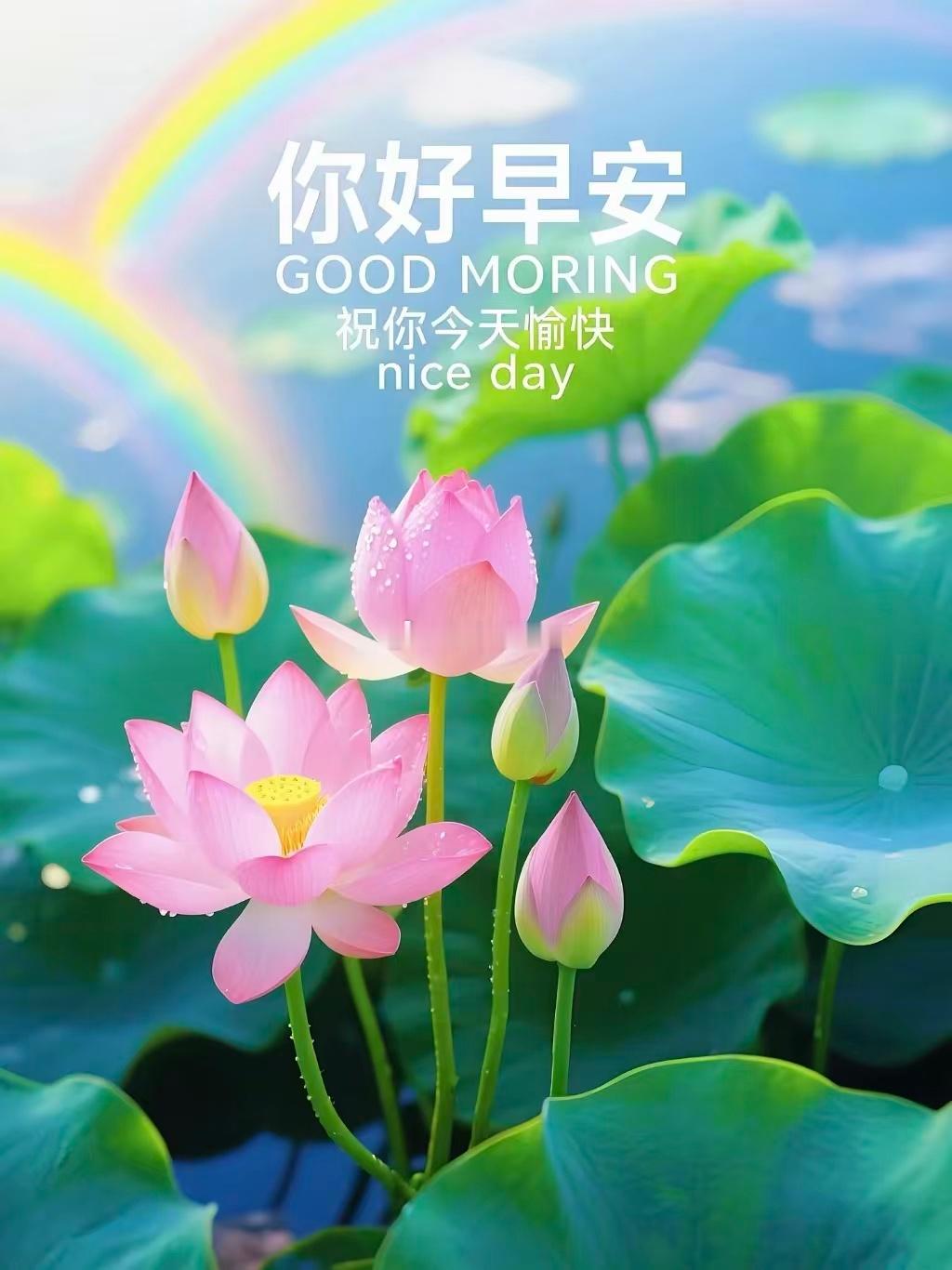 【周一，早安】生活最好的状态：眼里有光，心中有爱，兜里有钱。新的一天，做喜欢的事