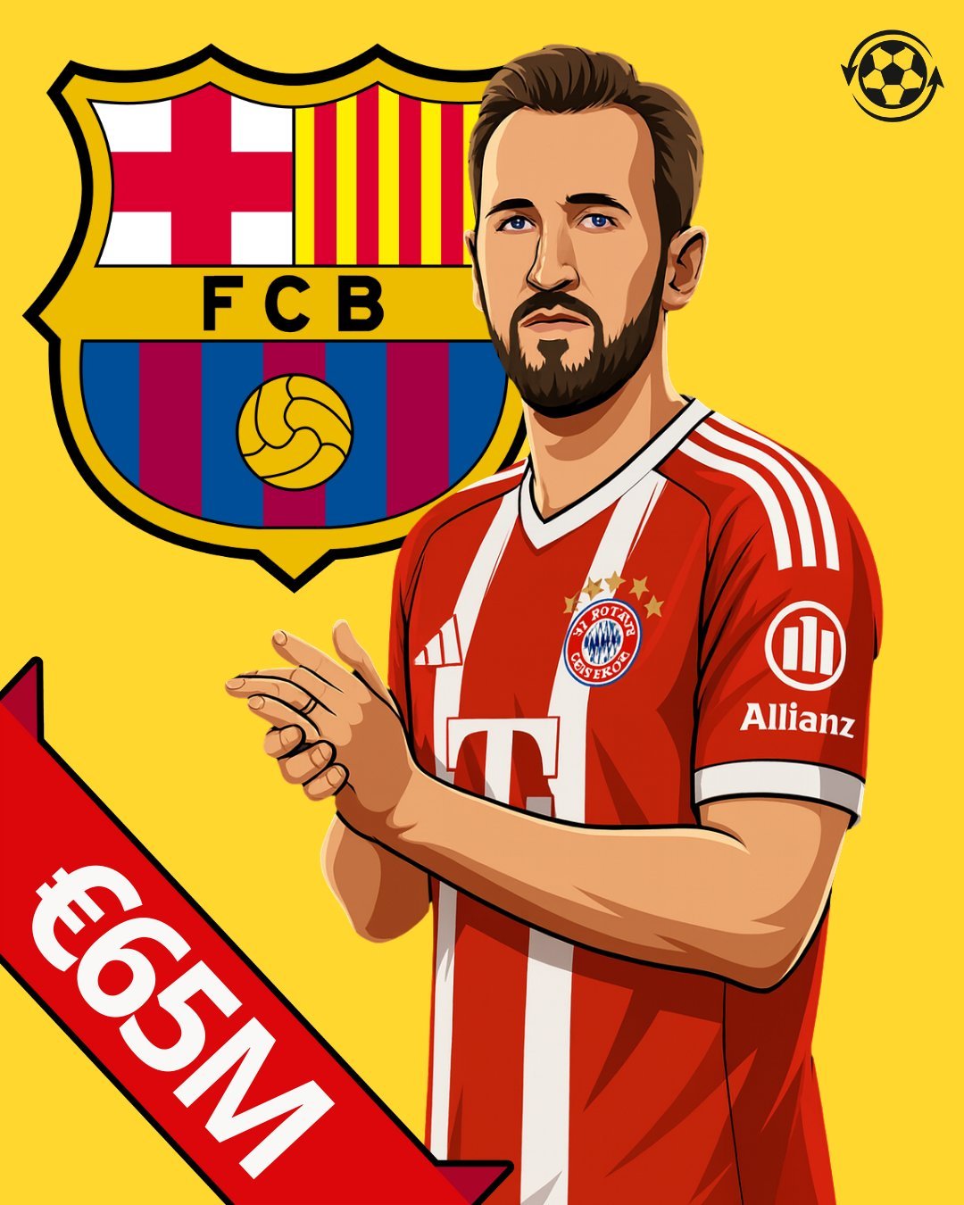 🚨英格兰队长哈里·凯恩对与巴塞罗那的持续联系感到受宠若惊，但他的经纪人“还没有