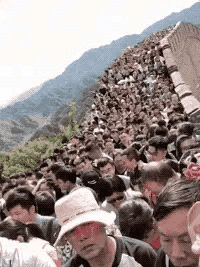 单位集体组织旅游，费用AA制，去了张家界，大家大部分人要求步行上山，哦，看看一路